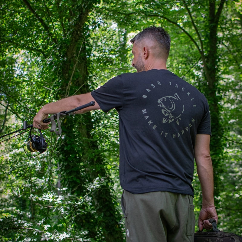 Nash Make It Happen Carp Logo T-Shirt Black
